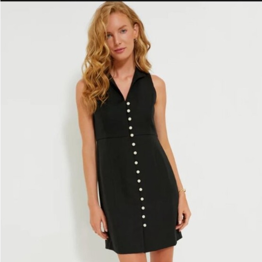 Tuckernuck Black Leighton Mini Dress in Small